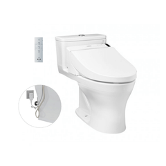 Bàn cầu một khối TOTO MS855DW6 kèm nắp rửa điện tử WASHLET
