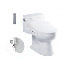 Bàn cầu một khối TOTO MS864W11 kèm nắp rửa điện tử WASHLET
