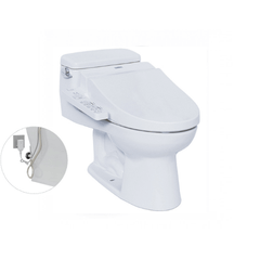 Bàn cầu một khối TOTO MS864W7 kèm nắp rửa điện tử WASHLET