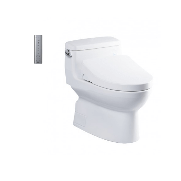 Bàn cầu một khối TOTO MS884CW12 kèm nắp rửa điện tử WASHLET