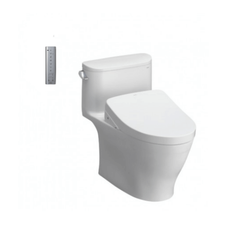Bàn cầu một khối TOTO MS887CRW12 kèm nắp rửa điện tử WASHLET