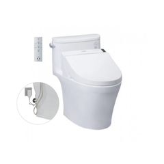Bàn cầu một khối TOTO MS887RW6 kèm nắp rửa điện tử WASHLET