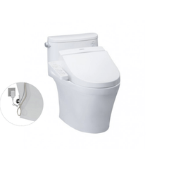 Bàn cầu một khối TOTO MS887RW7 kèm nắp rửa điện tử WASHLET