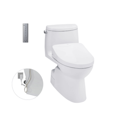Bàn cầu một khối TOTO MS905W11 kèm nắp rửa điện tử WASHLET