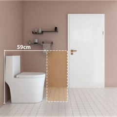 Bàn cầu một khối Proxia PR-C824