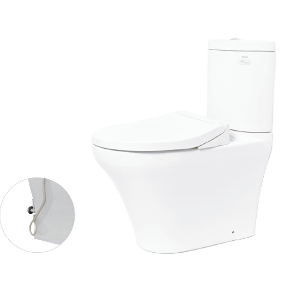 Bàn cầu TOTO CS818DE2 hai khối nắp cơ
