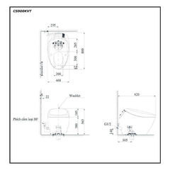 Bàn cầu TOTO NEOREST NX I CS900KVT/T53P100VR