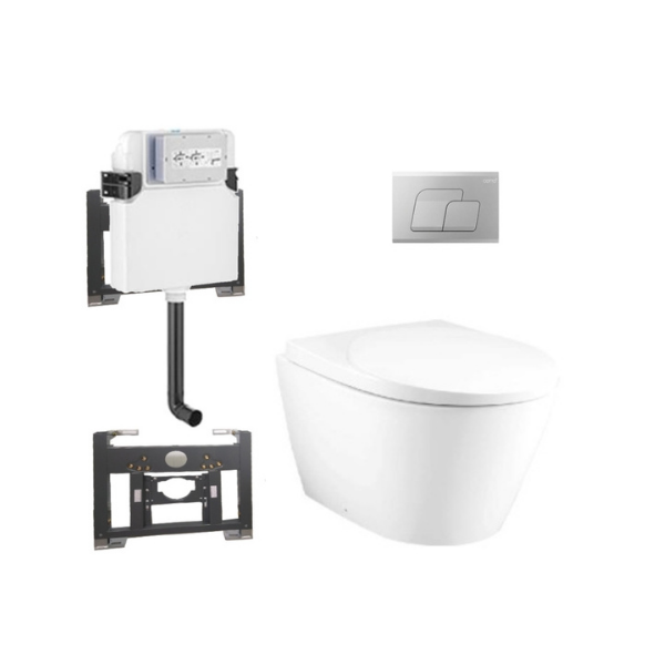 Bàn cầu treo tường nắp đóng êm Cotto SC19517(F)