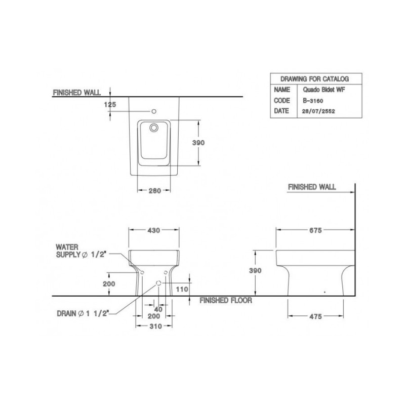 Bàn cầu treo tường nắp đóng êm Cotto SC198517(F)