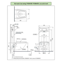 Bàn cầu treo tường TOTO CW682/TC375CVK