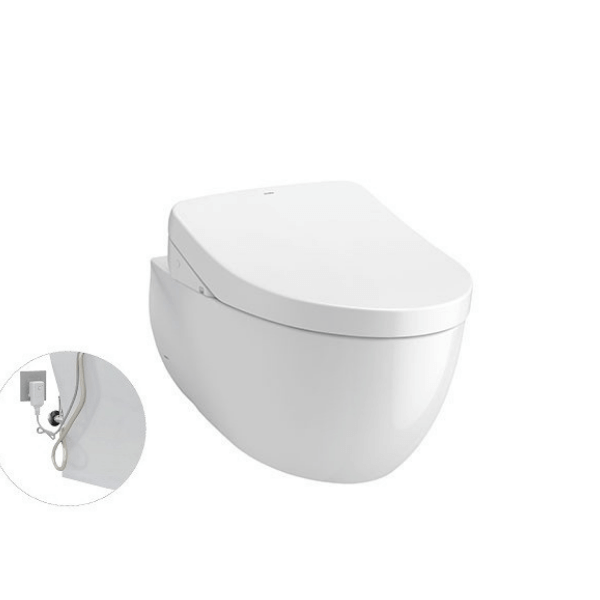 Bàn cầu treo tường TOTO CCW812RA/WH172A/TCF4911Z/MB170P#SS