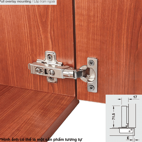 Bản lề Hafele METALLA SM 95° 311.04.440