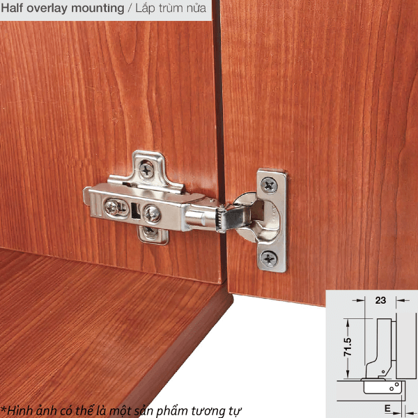 Bản lề Hafele METALLA SM 95° 311.04.441