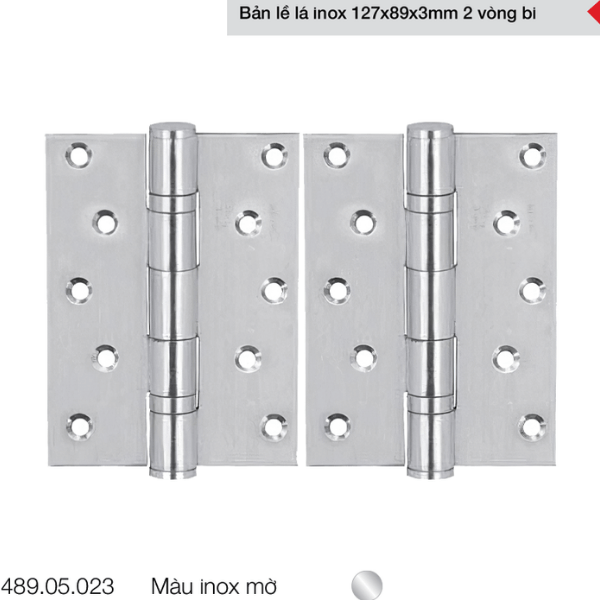 Bản lề lá 2BB 127x89x3mm Hafele DIY 489.05.023