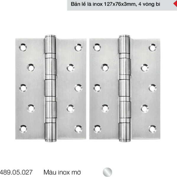 Bản lề lá 4BB 127x76x3mm Häfele DIY 489.05.027