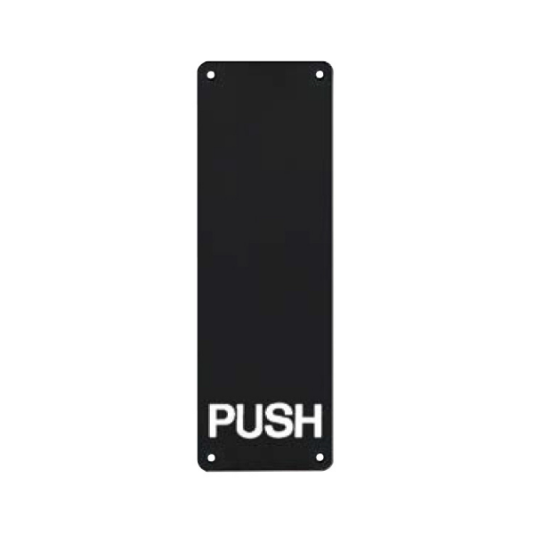 Bảng Đẩy Cửa Push Màu Đen Hafele 987.11.303