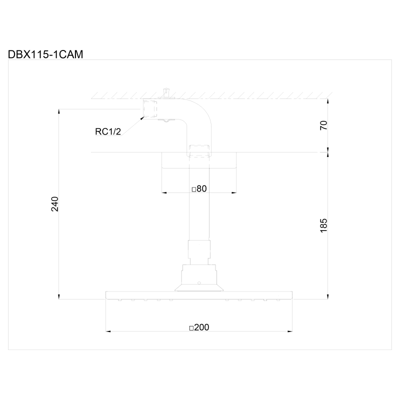 Bát sen gắn trần TOTO DBX115-1CAM