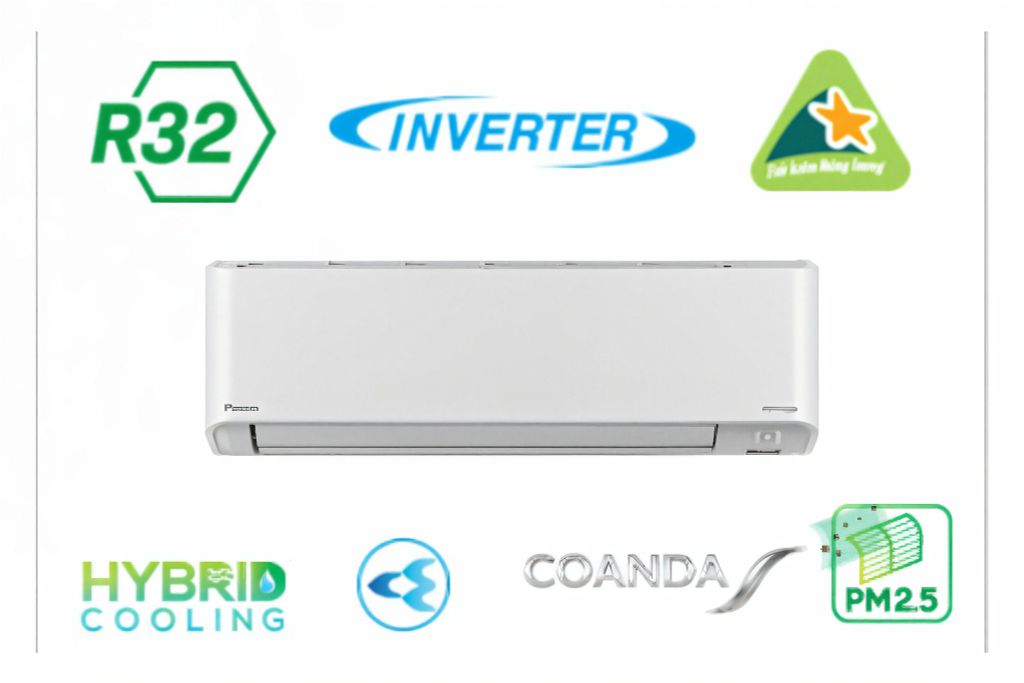 Máy lạnh Daikin FTXV60QVMV/RXV60QVMV Inverter 2 chiều 20.500 BTU 2.5 HP