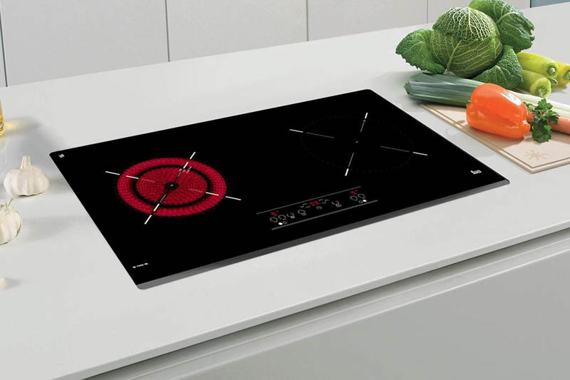 Bếp điện từ Teka sau khi thay mặt kính như mới