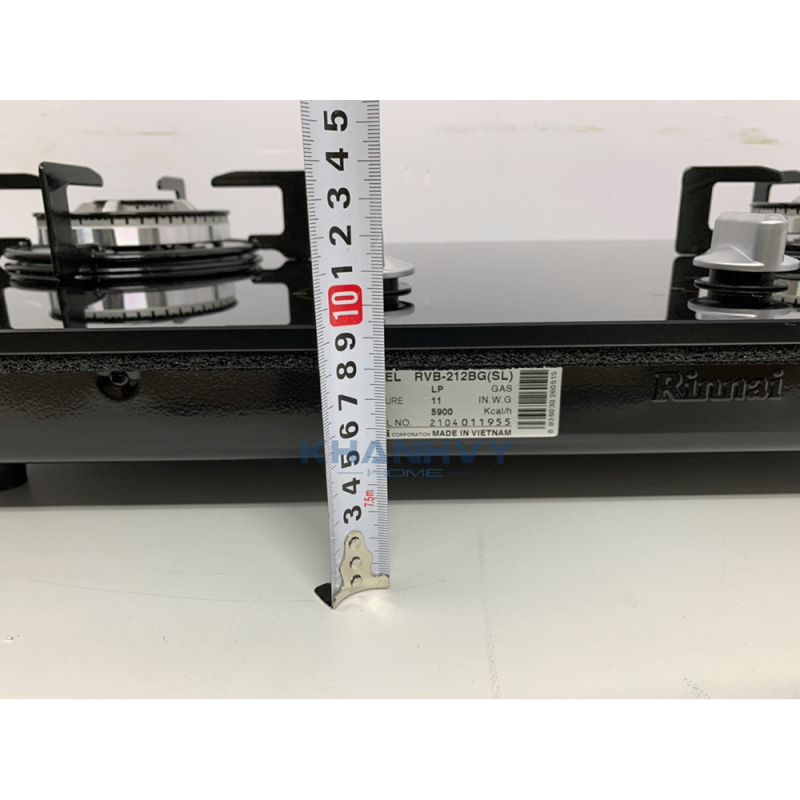Bếp gas âm Rinnai RVB-212BG(SL)