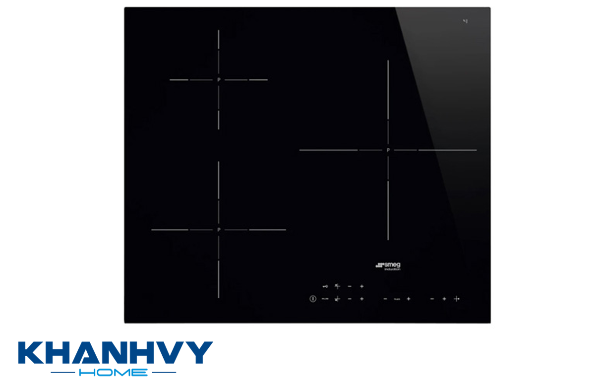Smeg SI5632D 536.64.091 là bếp từ 3 vùng nấu giúp nấu được nhiều món ăn cùng lúc với tổng công suất lên đến 7200W