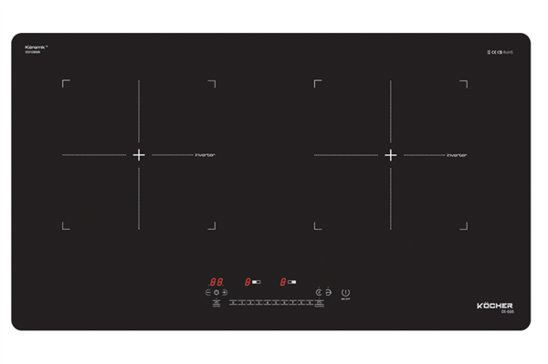 Bếp từ 2 vùng nấu Kocher DI-688