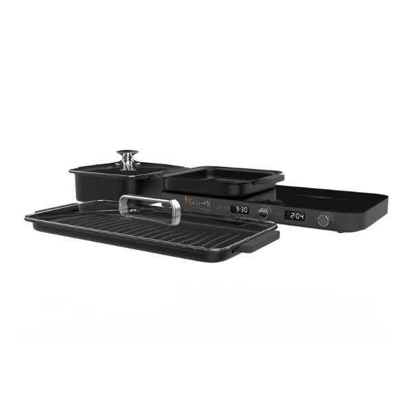 Bếp từ đôi kèm bộ nồi Hawonkoo MCEH-200-II-GR