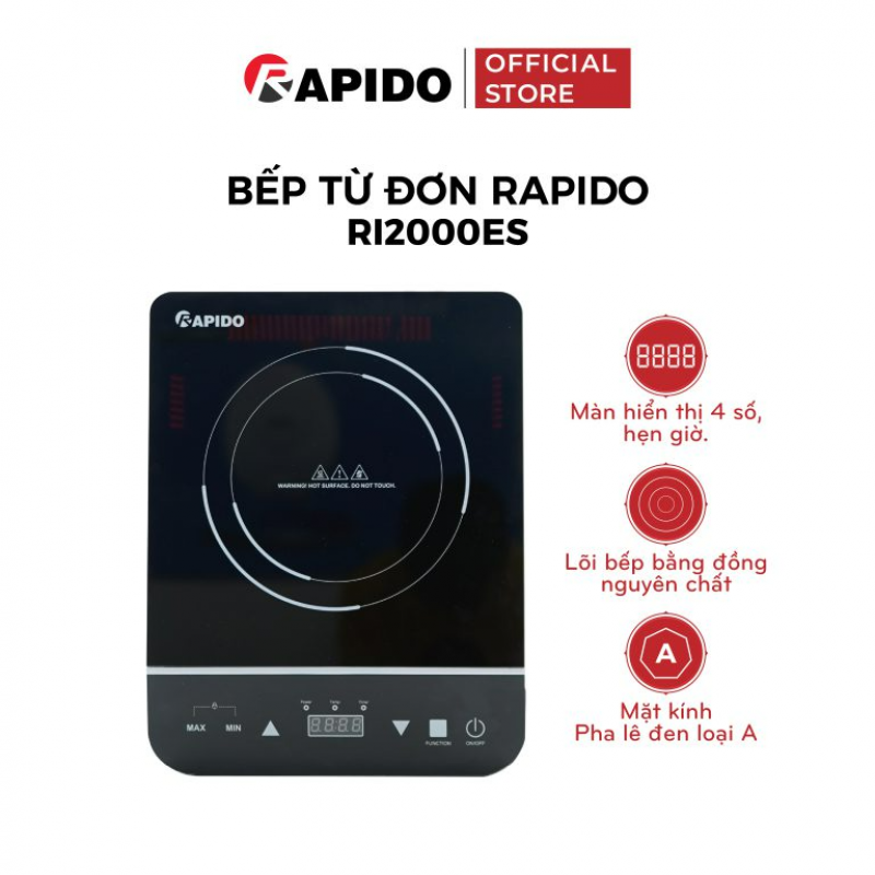 Bếp từ đơn Rapido RI2000ES
