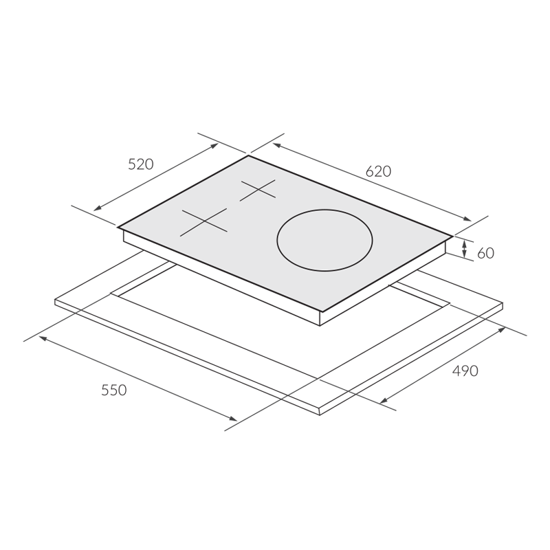 Bếp từ Eurosun EU-T905G