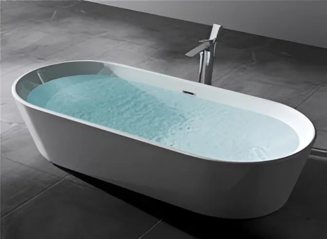 Bồn tắm Maamo MA-2402 ovan cạnh thẳng