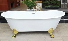 Bồn tắm Maamo MA-2702 PL chân bằng nhựa( vàng, bạc)