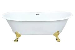 Bồn tắm Maamo MA-2702 PL chân bằng nhựa( vàng, bạc)