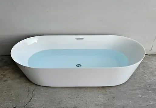 Bồn tắm Maamo MA-240515 ovan cạnh thẳng thành mỏng