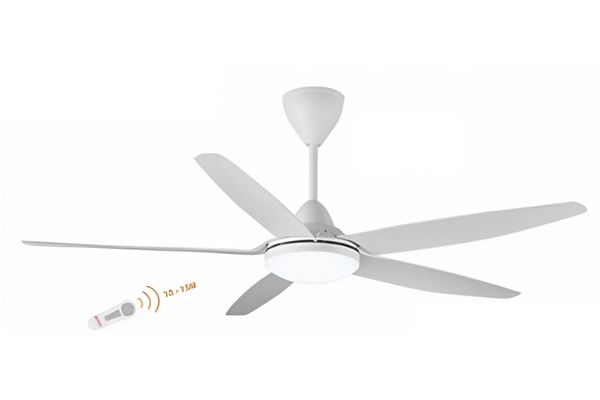 Quạt trần Asia Lighting QT09-T-01 5 cánh màu trắng