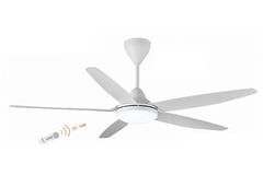 Quạt trần Asia Lighting QT09-T-01 5 cánh màu trắng