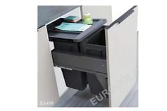 Thùng rác âm tủ ray hộp giảm chấn cao cấp Eurogold EA450