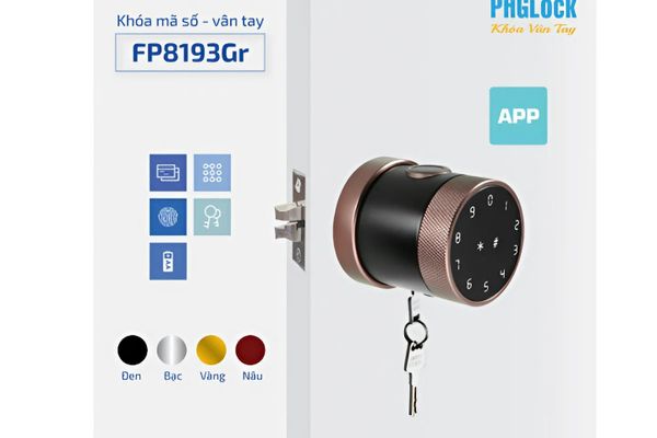 Khóa vân tay PHGlock FP8193Gr