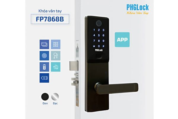 Khóa vân tay PHGlock FP7868B - R App