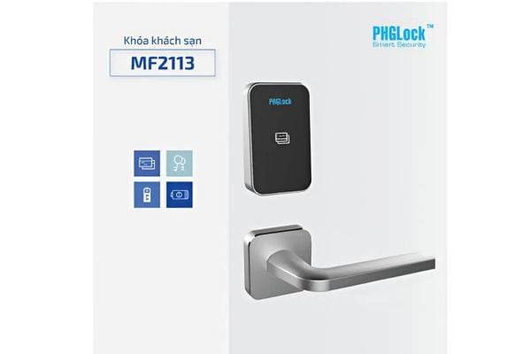 Khóa khách sạn PHGlock MF2113S - L