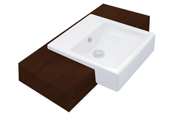 Chậu lavabo Cotto C02717 bán âm bàn
