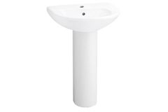 Chậu lavabo Cotto C014/C411 treo tường chân dài
