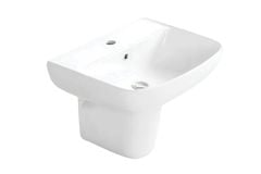 Chậu lavabo Cotto C000607OS/C400000OS treo tường chân lửng
