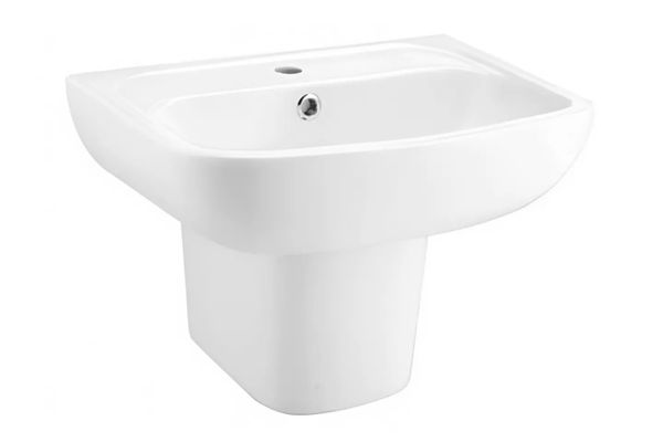 Chậu lavabo Cotto C0141/C4241 treo tường chân lửng