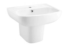 Chậu lavabo Cotto C0141/C4241 treo tường chân lửng
