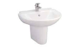 Chậu lavabo Cotto C037/C4201 treo tường chân lửng