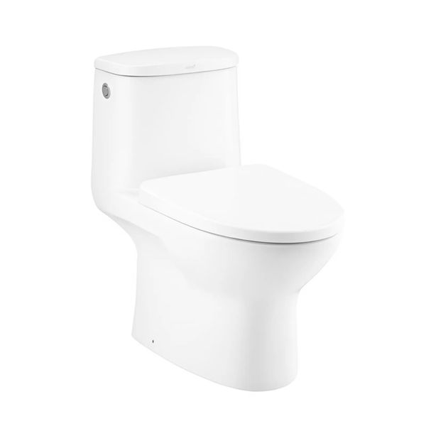 Bàn cầu 1 khối Cotto C105327 xả không chạm