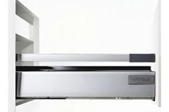 Ray hộp Hafele 552.55.318 AltoS 80mm với thanh vuông (xám)