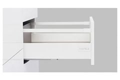 Ray hộp Hafele 552.55.718 AltoS 80mm với thanh vuông (trắng)