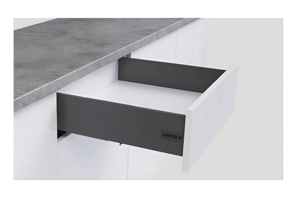 Ray hộp Hafele 552.35.375 Alto-S 120mm (xám)