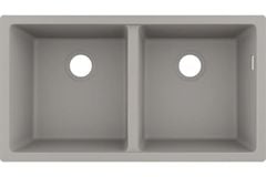 Chậu rửa chén Hansgrohe S51 2 ngăn 370/370 43434380